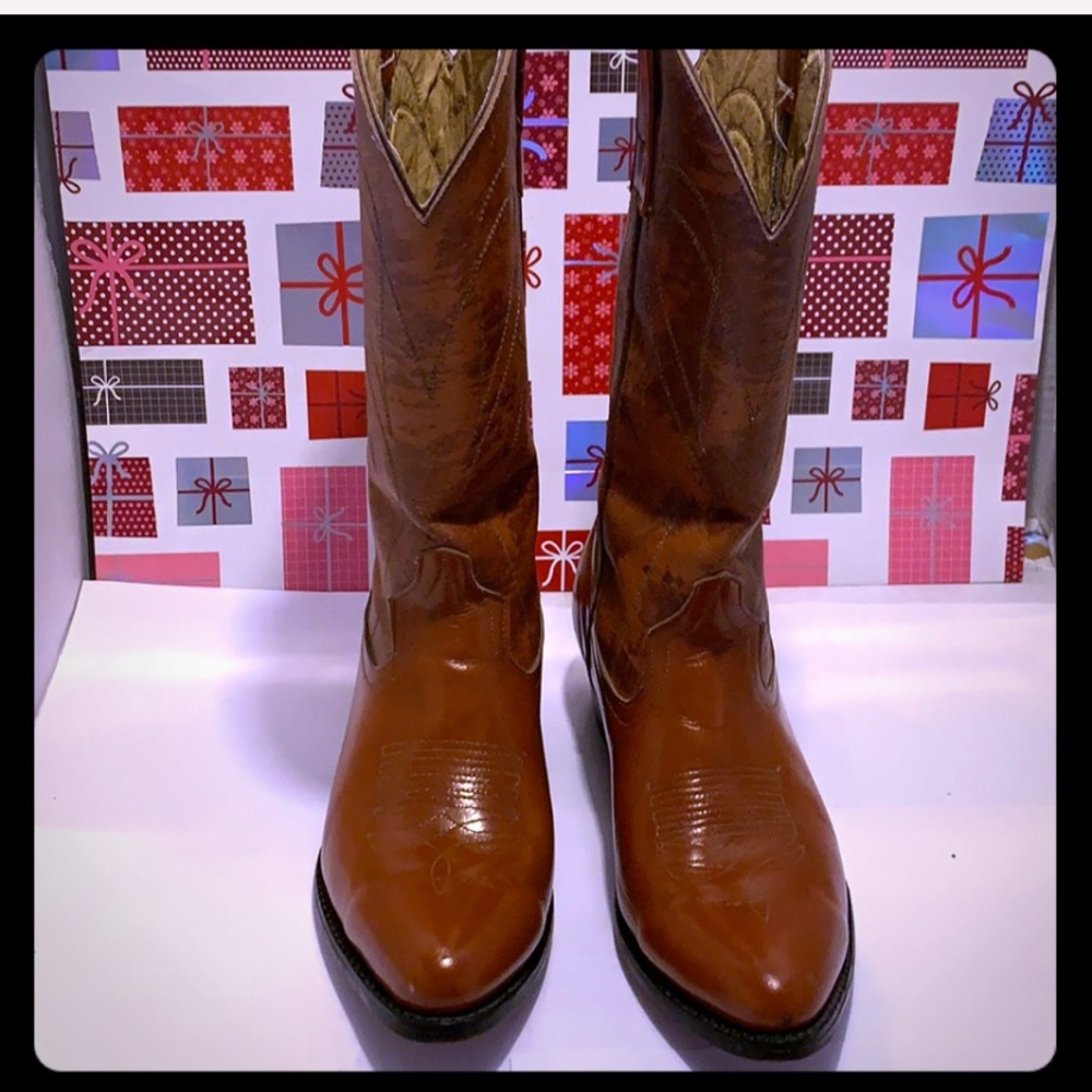 GentlyUsed Israel Mens Riding Boots. Size: 7.5 - Picture 2 of 16